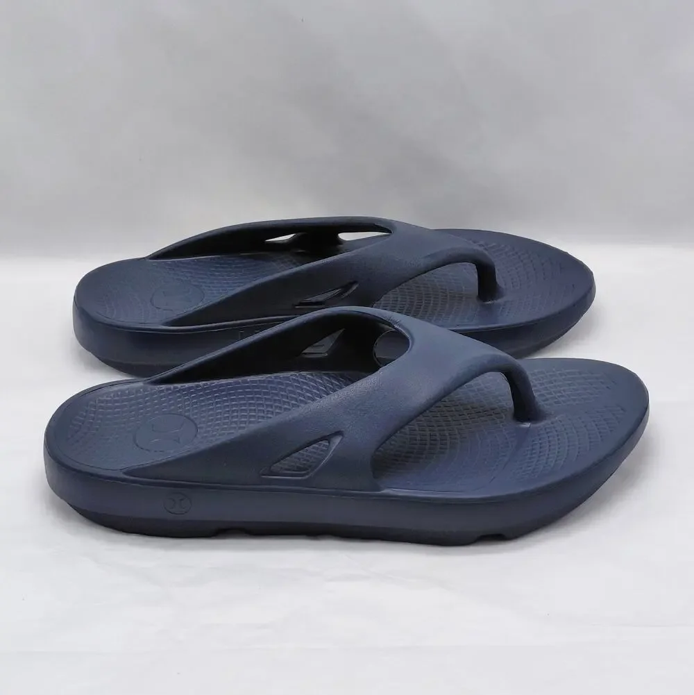 Hurley Men's Injection Flip-Flop Thong Sandals Size 11 Blue Casual Beach Shoes